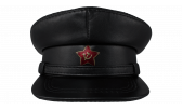 Фуражка/07 Наппа со звездой чёрная Фуражка/07 Наппа со звездой чёрная
